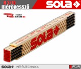 Sola H 2/10 fa mérővessző zollstock 2 méter - szerszám
