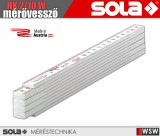 Sola HKM 1/10 W műanyag mérővessző zollstock 1 méter - szerszám