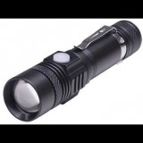 Solight Újratölthető LED lámpa kerékpáros tartóval 400lm fókuszálható Li-Ion USB (WN33)