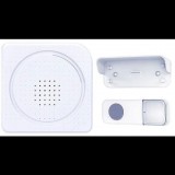 Solight Vezeték nélküli csengő, elemes, 200 m, fehér, Learning Code funkció (1L68)