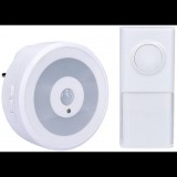 Solight - vezeték nélküli, mozgásérzékelős, éjszakai fény, aljzatba, 250 m, learning code (1L72)