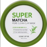 SOME BY MI Super Matcha Pore Clean Clay Mask - Matcha cleansing mask for problematic skin 100 g (SBM074)
