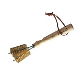 Somogyi Elektronic Barbecook BC-ACC-7063 kétfejű grillkefe, réz fej, gumifa markolat