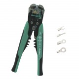 Somogyi Elektronic Home 8PK-317D kábelcsupaszoló és préselő fogó, 210 mm, több féle mérethez, rögzíthető csupaszolási hossz