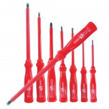 Somogyi Elektronic Home 8PK-8100 szigetelt csavarhúzókészlet, max 1000 V~, króm-vandánium, mágnesezett fejek, 7 darabos