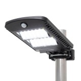 Somogyi Elektronic Home FLP1002SOLAR napelemes LED reflektor, 1000 lm, PIR mozgásérzékelő, 120° 5m, 2 x 28 db hidegfehér SMD LED, energiatakarékos,