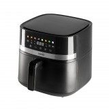 Somogyi Elektronic Home HGAF8 digitális air fryer, forrólevegős fritőz, 8 liter kapacitás, 2000 W, hőmérsékleti tartomány 80 – 200 °C