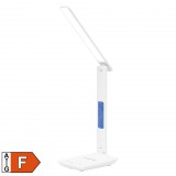 Somogyi Elektronic Home LA 10 Q asztali lámpa vezeték nélküli töltővel, 600 lm, 6 W, 5 fokozat, vezeték nélküli Qi töltő (max. 10 W)