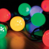 Somogyi Elektronic Home LPL 30M fényfüzér, 30 db LED gömb, színes, IP44, kültéri, beltéri