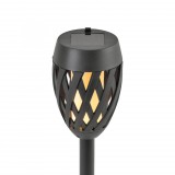 Somogyi Elektronic Home MX 200 napelemes kerti fáklya, 12 LED, automatikus, napelem és töltő, időjárásálló