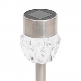 Somogyi Elektronic Home MX 809 napelemes kerti lámpa, 1 db LED, fém, időjárásálló, automatikus, hidegfehér
