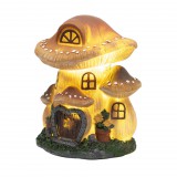 Somogyi Elektronic Home MX648 napelemes kerti lámpa, gombaház, 1 db melegfehér LED, 507 g, műgyanta, 300 mAh akkumulátor