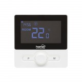 Somogyi Elektronic Home THE25B digitális vezetékes szobatermosztát, falra szerelhető, programozható, ablaknyitás-érzékelés, fagyvédelmi funkció, fekete