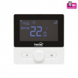 Somogyi Elektronic Home THES25BWIFI vezeték nélküli szobatermosztát, smart, hordozható és falra szerelhető, Wi-Fi kapcsolat, programozható, ablaknyitás érzékelés, fekete