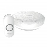 Somogyi Elektronic Honeywell Home DCR313N vezeték nélküli csengő, 150m hatótáv, 84 dB, 6 dallam, LED jelzőfény, IP55, 868 MHz