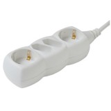 Somogyi Hálózati elosztó 4-es (2 földelt, 2 euro aljzat) 1,5 m fehér