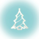 Somogyi KID 412 Karácsonyfa LED-es ablakdísz