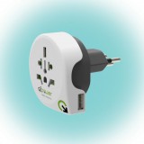Somogyi Utazóadapter, "World to Switzerland" USB (1.100210) (1.100210)