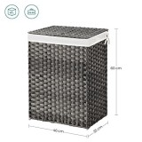 SONGMICS Szennyes kosár LCB51WG 46 x 33 x 60 cm