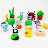 SongYea Állatos radír szett