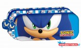 Sonic a sündisznó Modern 2 rekeszes tolltartó 23 cm