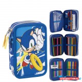 Sonic a sündisznó Power Run tolltartó töltött 3 emeletes