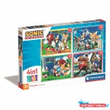 Sonic a sündisznó Save the Day 4 az 1-ben puzzle Clementoni