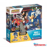 Sonic a sündisznó Spin Dash 180 db-os puzzle Clementoni