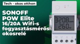 Sonoff POW Elite 20D WiFi-s 20A fogyasztásmérős okosrelé (POWR320D) SON-REL-POW20D-R3
