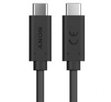 Sony adatkábel (Type-C - Type-C, 100W, gyorstöltő, 100cm) FEKETE
