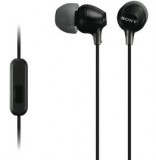 Sony MDR-EX15APB Headset Black Headset,2.0,3.5mm,Kábel:1,2m,16Ohm,8Hz-22000Hz,Mikrofon,Black,lásd részletek