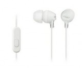 Sony MDR-EX15APW Headset White Headset,2.0,3.5mm,Kábel:1,2m,16Ohm,8Hz-22000Hz,Mikrofon,White,lásd részletek