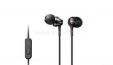 SONY MDREX110APB Fekete mikrofonos fülhallgató (MDREX110APB)