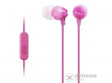 Sony MDREX15AP fülhallgató Android/iPhone okostelefonokhoz, rózsaszín
