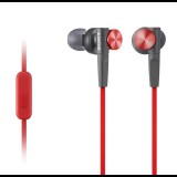 Sony MDRXB50APR.CE7 Extra Bass piros mikrofonos fülhallgató (MDRXB50APR.CE7) - Fülhallgató