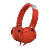 SONY MDRXB550APR.CE7 extra bass piros fejhallgató (MDRXB550APR.CE7)