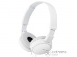 Sony MDRZX110APW.CE7 elforgatható kialakítású zárt fejhallgató, mikrofonos, fehér