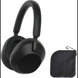 Sony Noise Cancelling WH-1000XM5, Black Soft case (WH1000XM5SAMB.CE7)