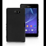 Sony Xperia M2, TPU szilikon tok, fekete (59257) - Telefontok