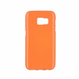 Sony Xperia M5, TPU szilikon tok, Jelly Flash, csillogó, narancs (45957) - Telefontok