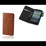 Sony Xperia T3, oldalra nyíló tok, Smart Case Plus, camel (61106) - Telefontok
