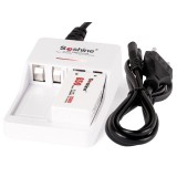 Soshine V1 9V Block 6F22 Li-Ion, Ni-MH, LiFePO4 akkumulátortöltő