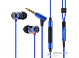 SoundMAGIC E10C In-Ear fülhallgató headset hangerőszabályzóval Kék-Fekete