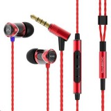 SoundMAGIC E10C In-Ear mikrofonos fülhallgató piros-fekete (SM-E10C-01) (SM-E10C-01)