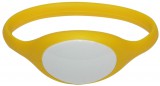 Soyal AM Wristband No.5 13.56 MHz sárga proximity szilikon karkötő