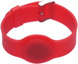Soyal AM Wristband No.6 13.56 MHz piros proximity szilikon karkötő