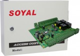 SOYAL AR-716Ei 15 000 felhasználós, 16 ajtós (bővíthető) hálózati vezérlőközpont, PC csatlakozással, IP.