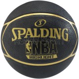 Spalding nba highlight black-gold kosárlabda sc-22288