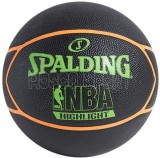 Spalding nba highlight black-neon green kosárlabda sc-22287