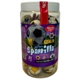 Spanilla labda töltött gumicukor golyó gyümölcs ízű 30x10g